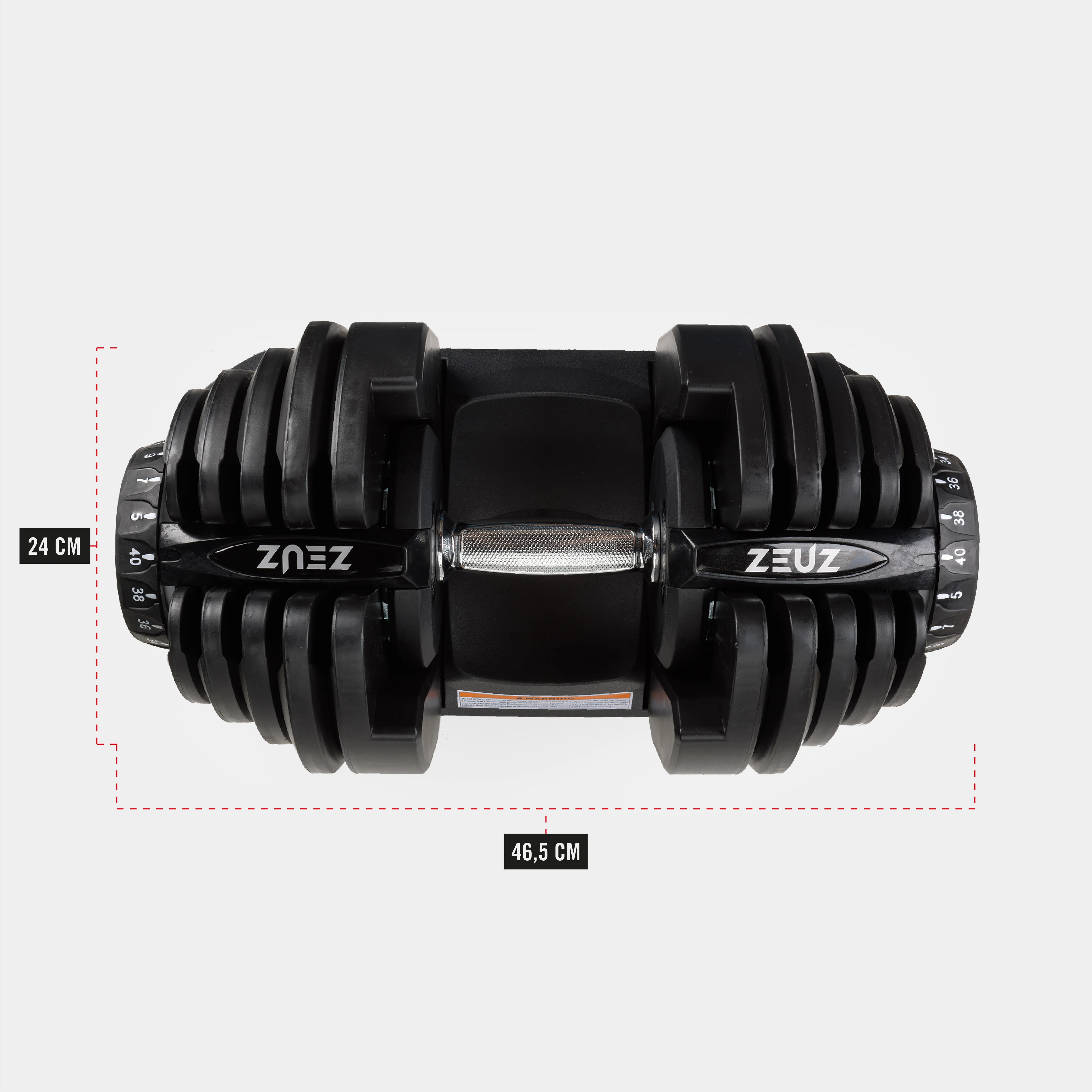 ZEUZ Home Gym Core Pack - 2 x 40KG - Image 5