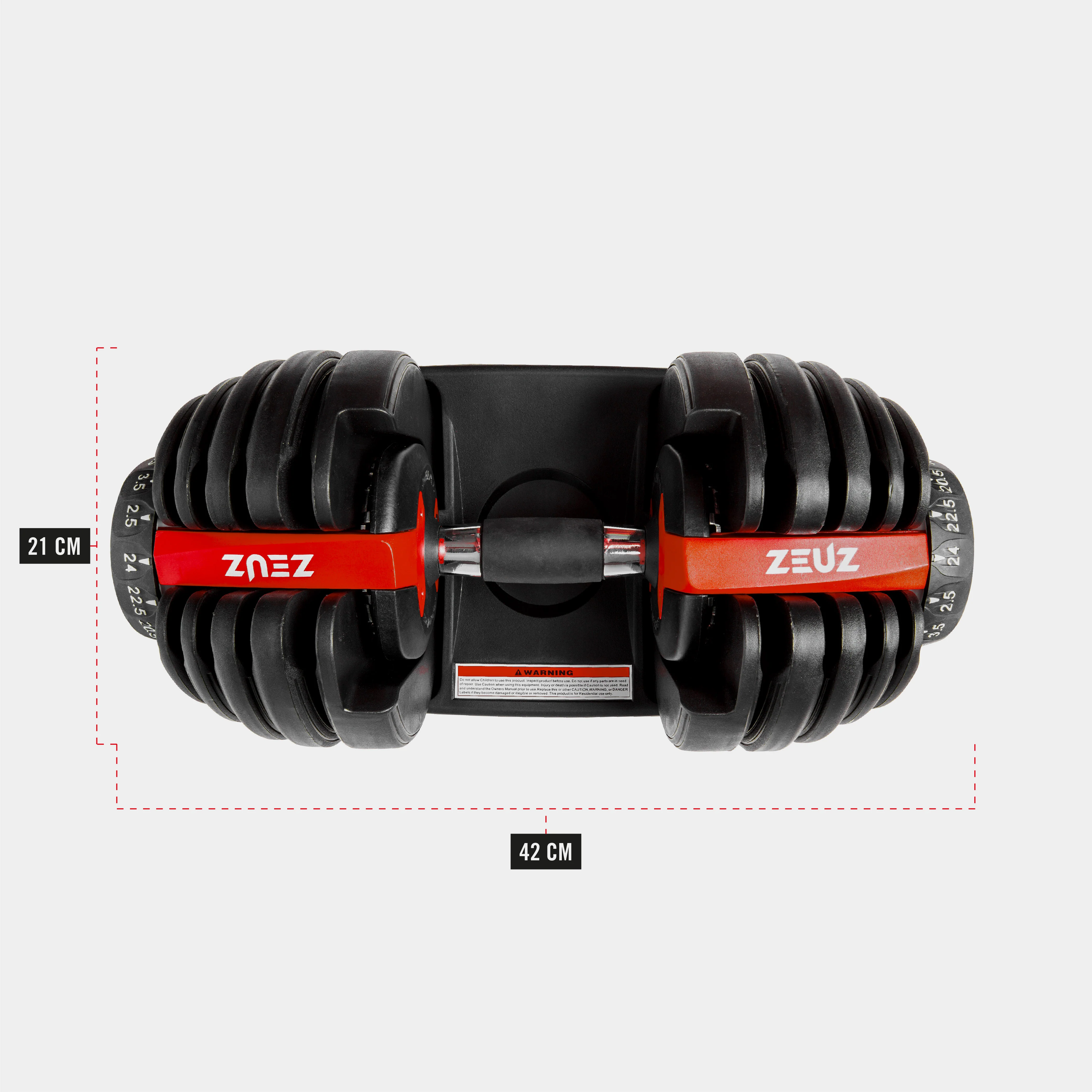 ZEUZ Home Gym Core Pack - 2 x 24 KG - Image 5