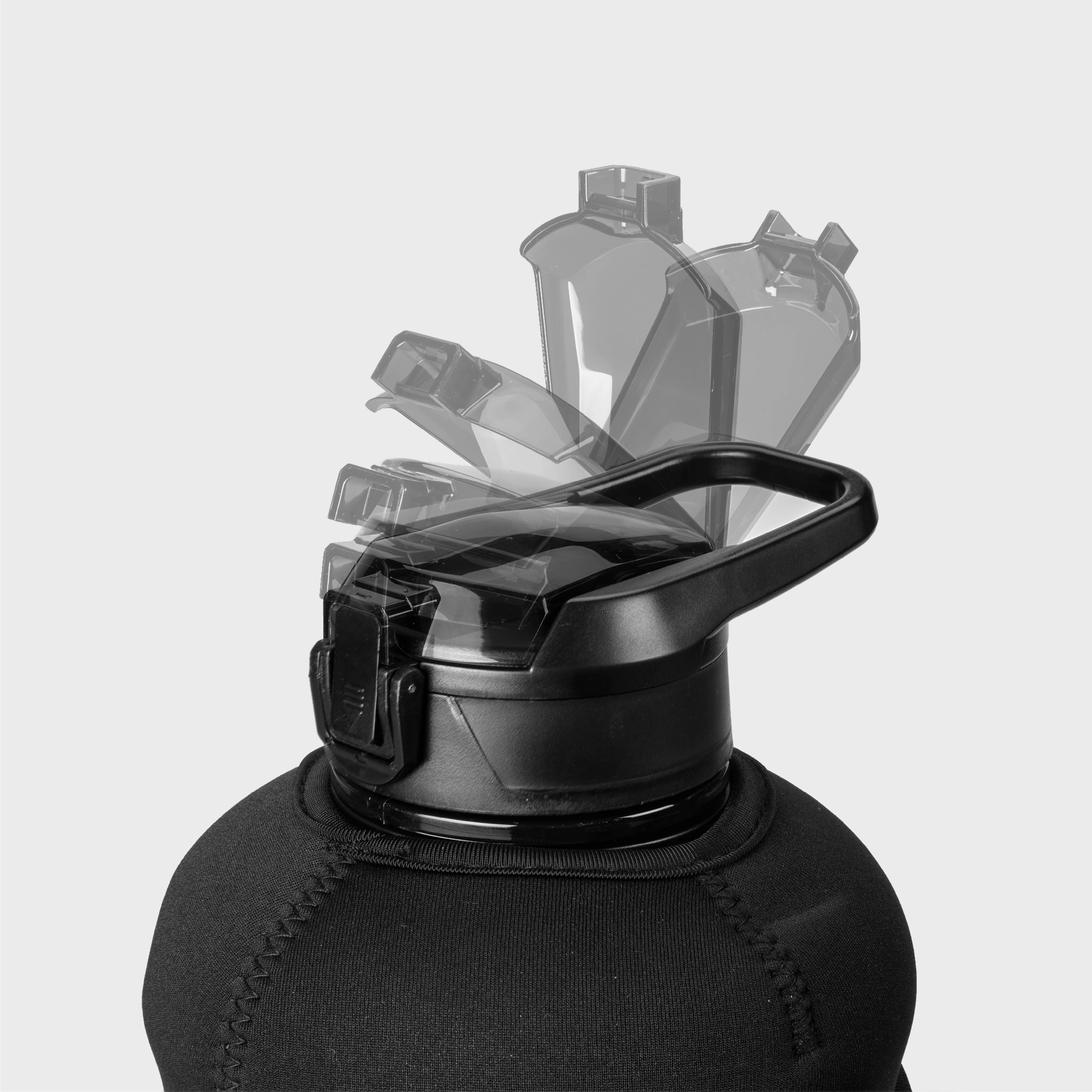 ZEUZ 2.2 Liter Drinkfles - Zwart - Image 5