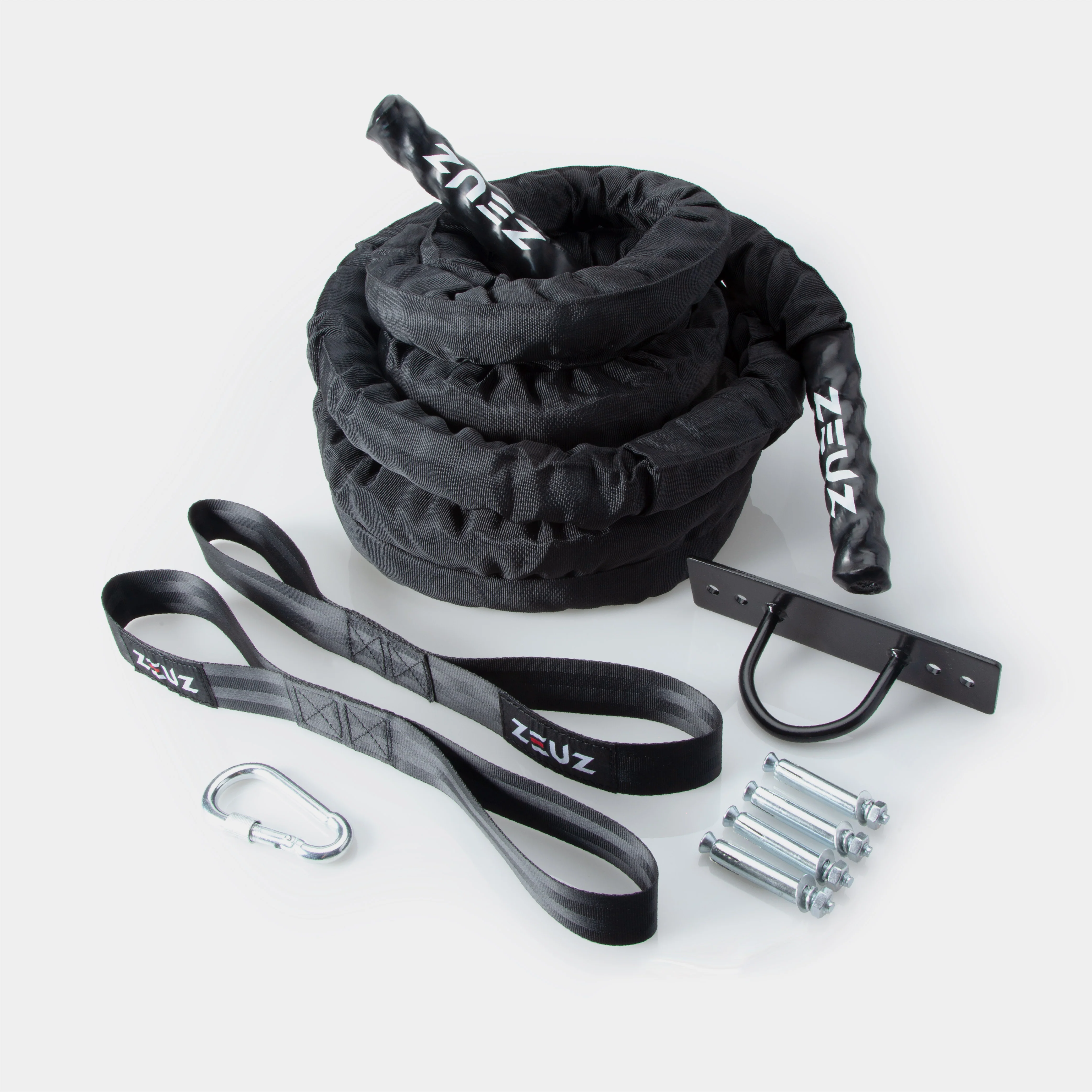 ZEUZ 9 Meter Battle Rope inclusief Bevestigingsmateriaal - Image 8