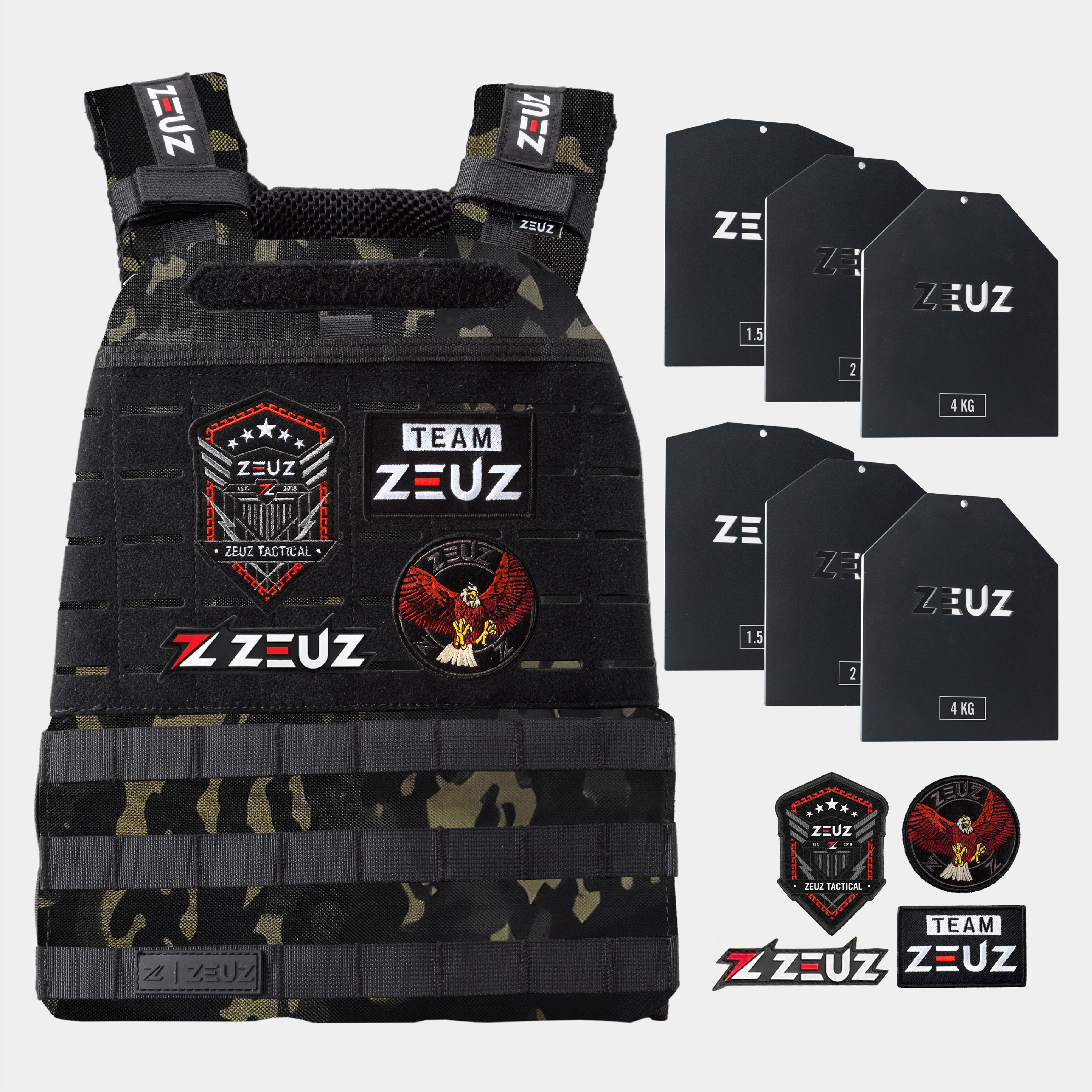 ZEUZ Tactical Gewichtsvest 16,5 KG - Image 22