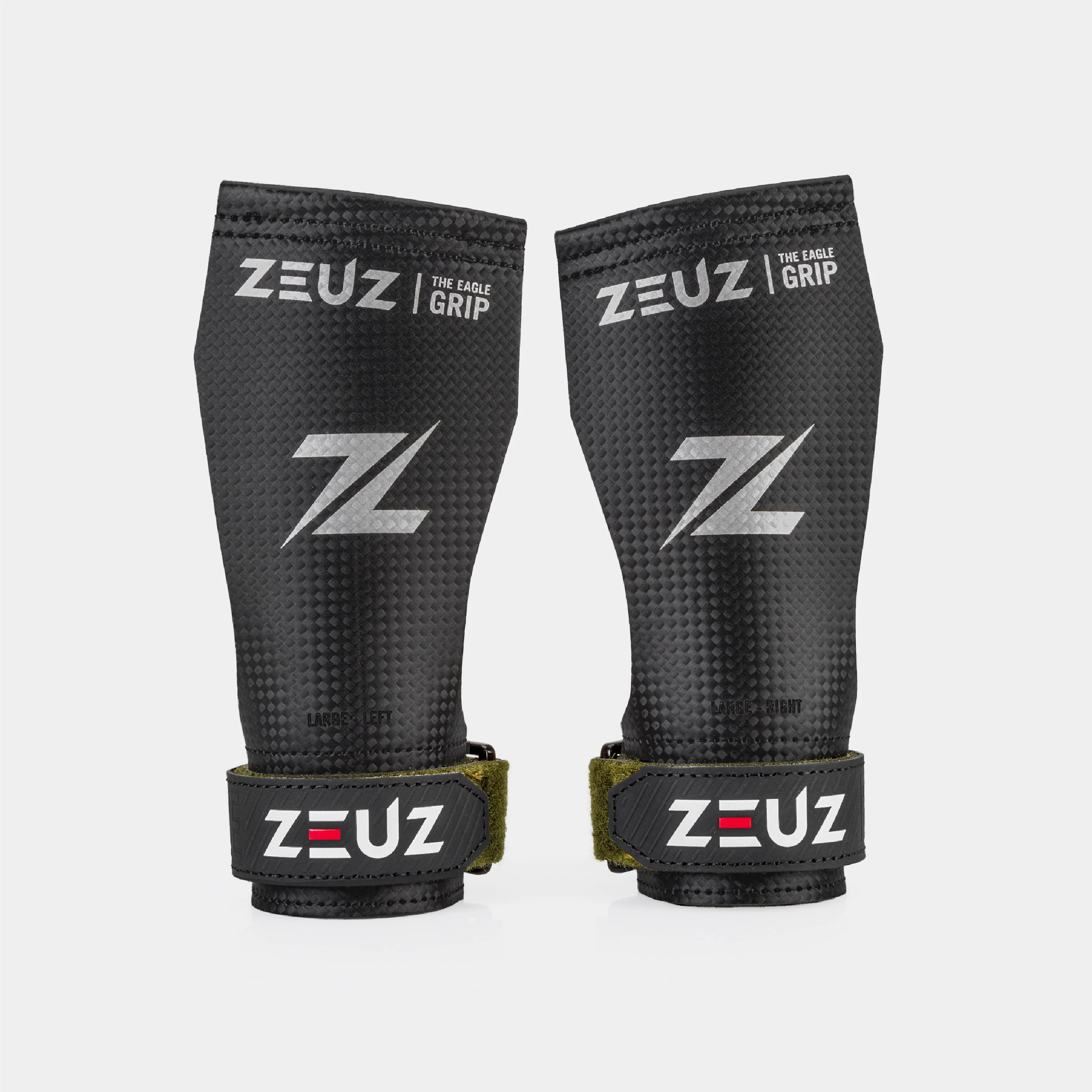 ZEUZ The Eagle Carbon & Microvezel Fingerless Grips - Image 4