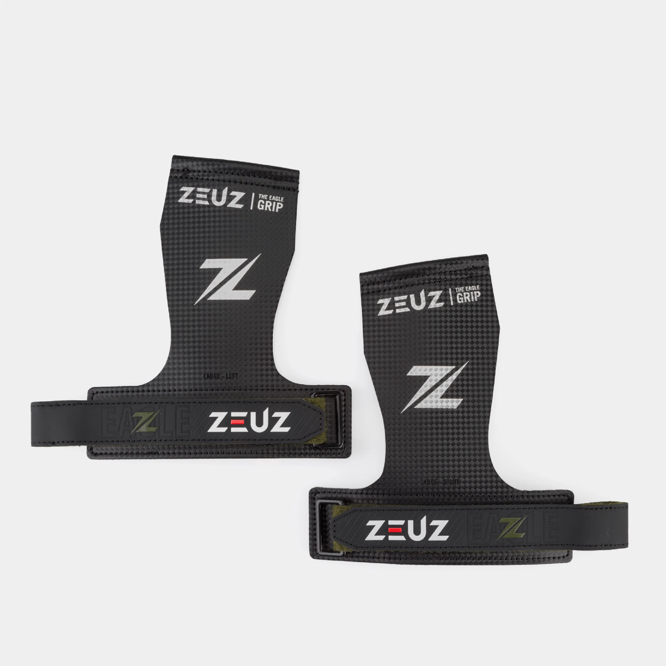 ZEUZ The Eagle Carbon & Microvezel Fingerless Grips - Image 5