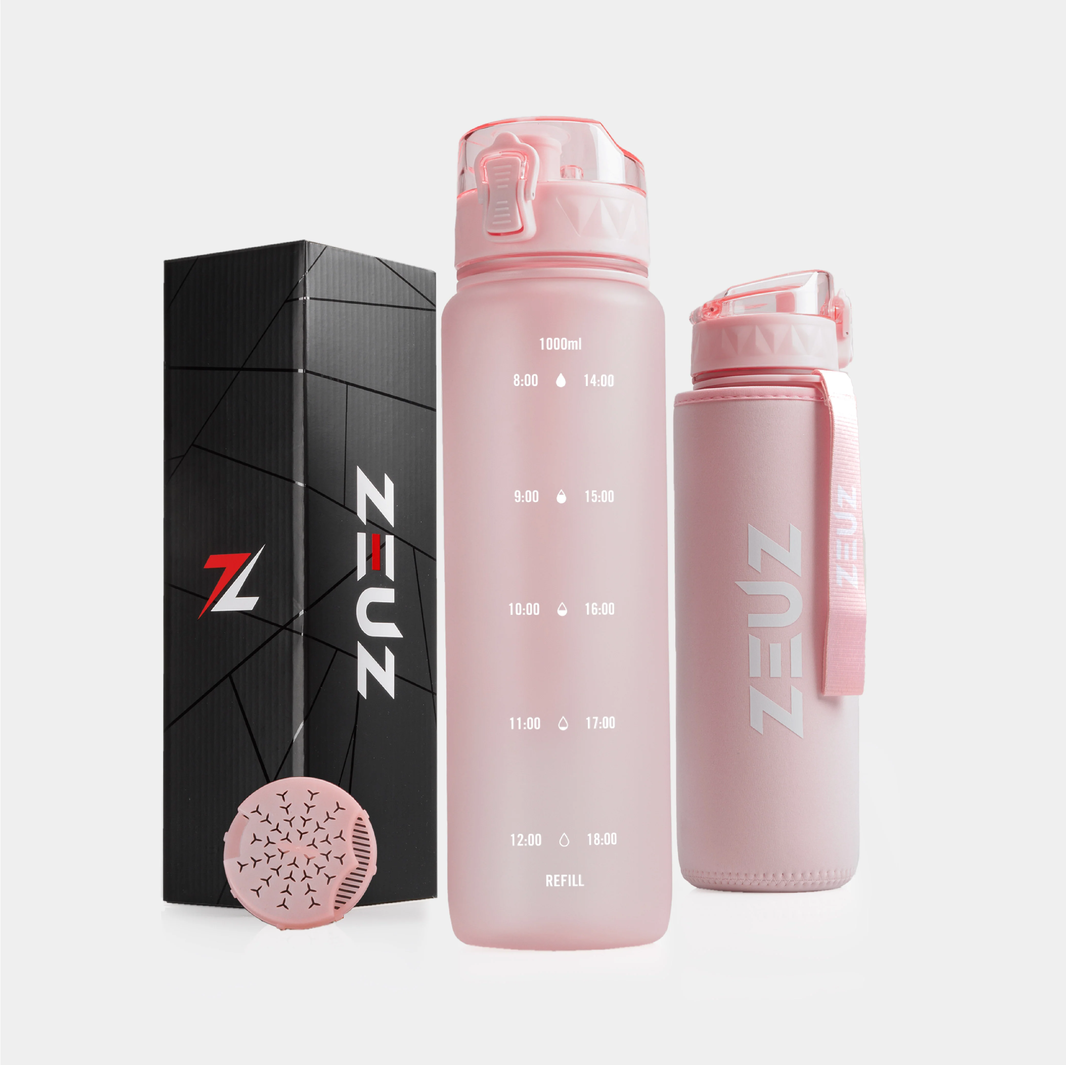 ZEUZ Motivatie Waterfles 1 Liter - Drinkfles - Image 9