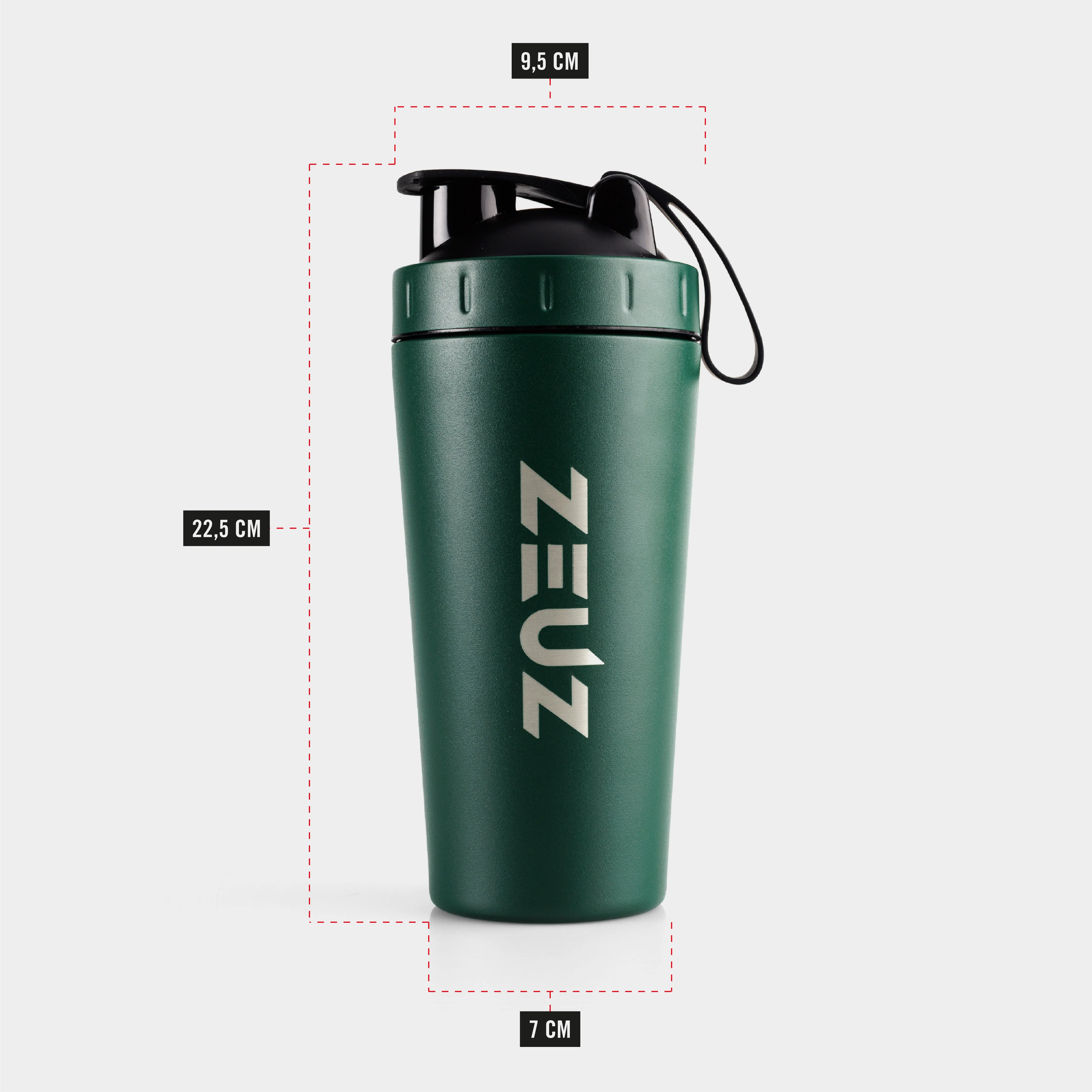 ZEUZ Premium RVS Shakebeker - Shaker - Image 10