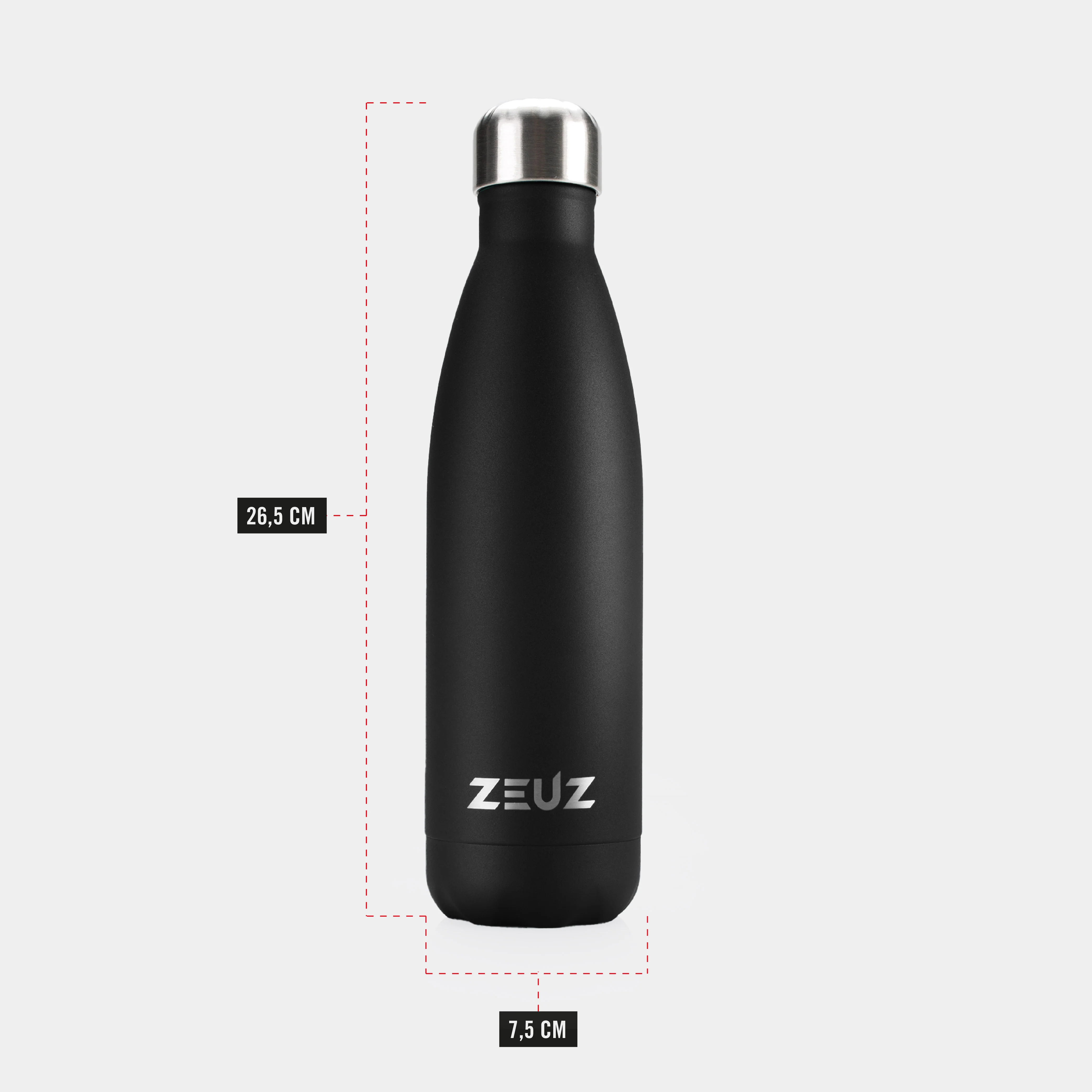 ZEUZ Premium RVS Thermosfles & Drinkfles - 500 ml - Image 3