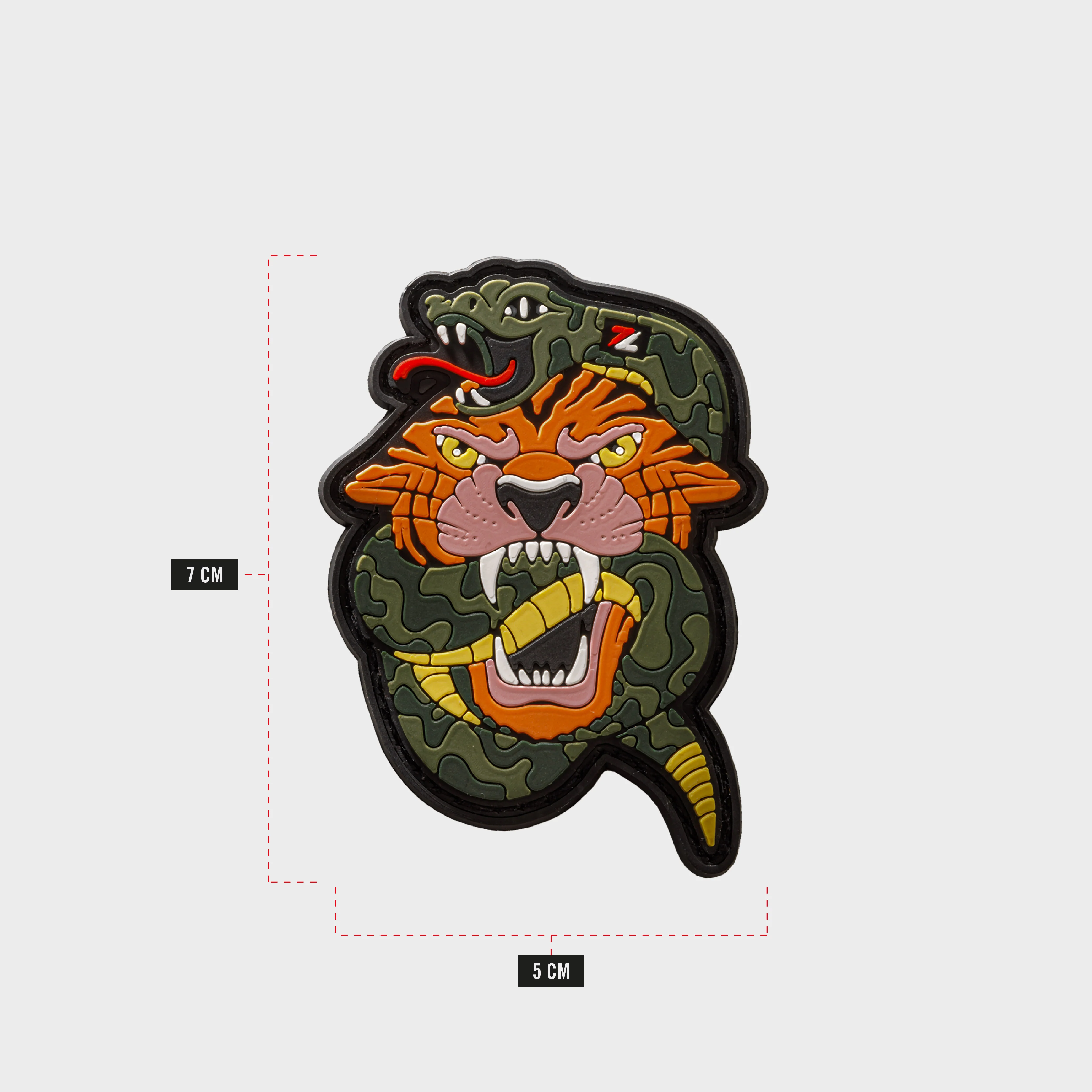ZEUZ Snake & Tiger Patch - Image 3