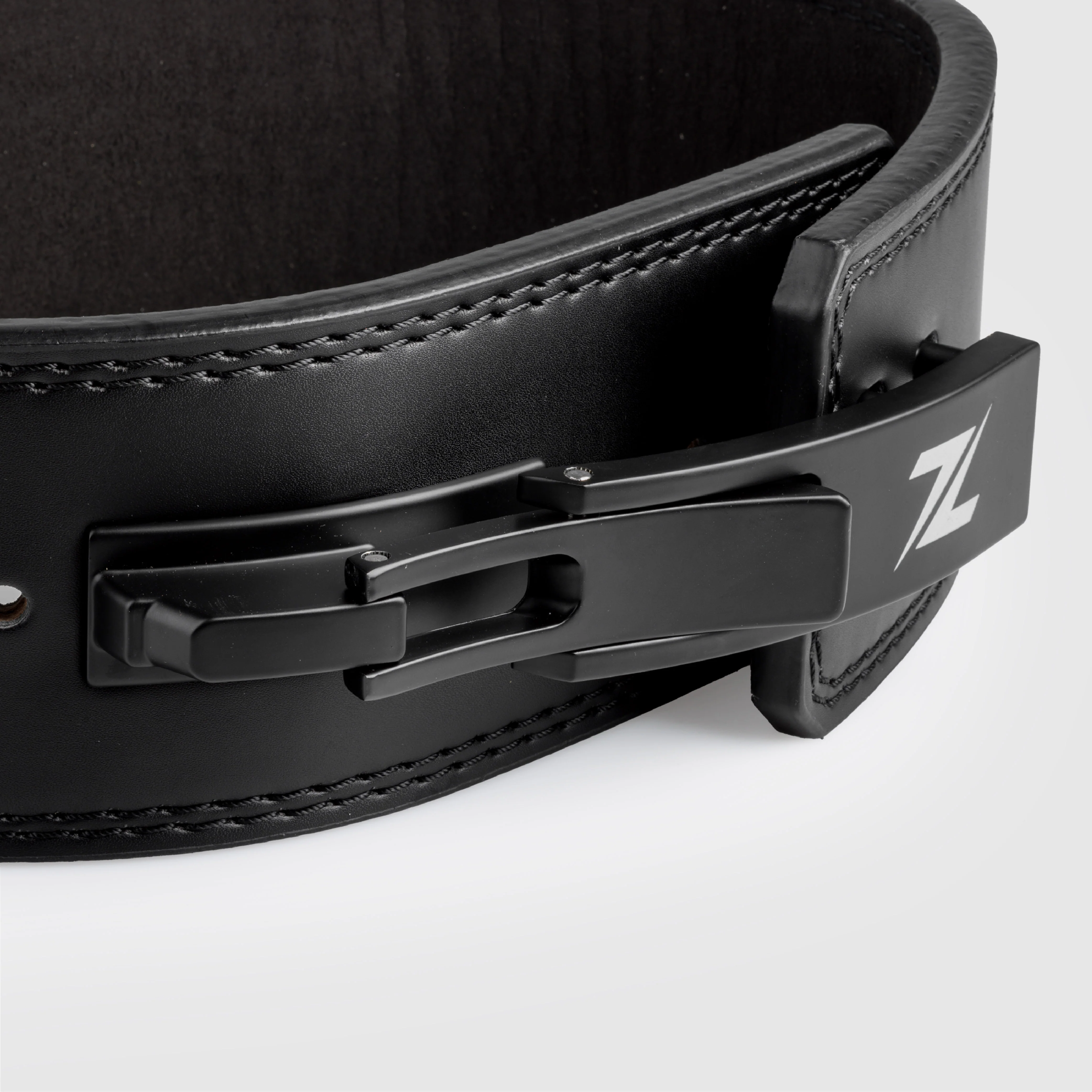 ZEUZ Zwart Lederen Powerlift Riem - Leren Lifting Belt - Powerlifting - Image 4