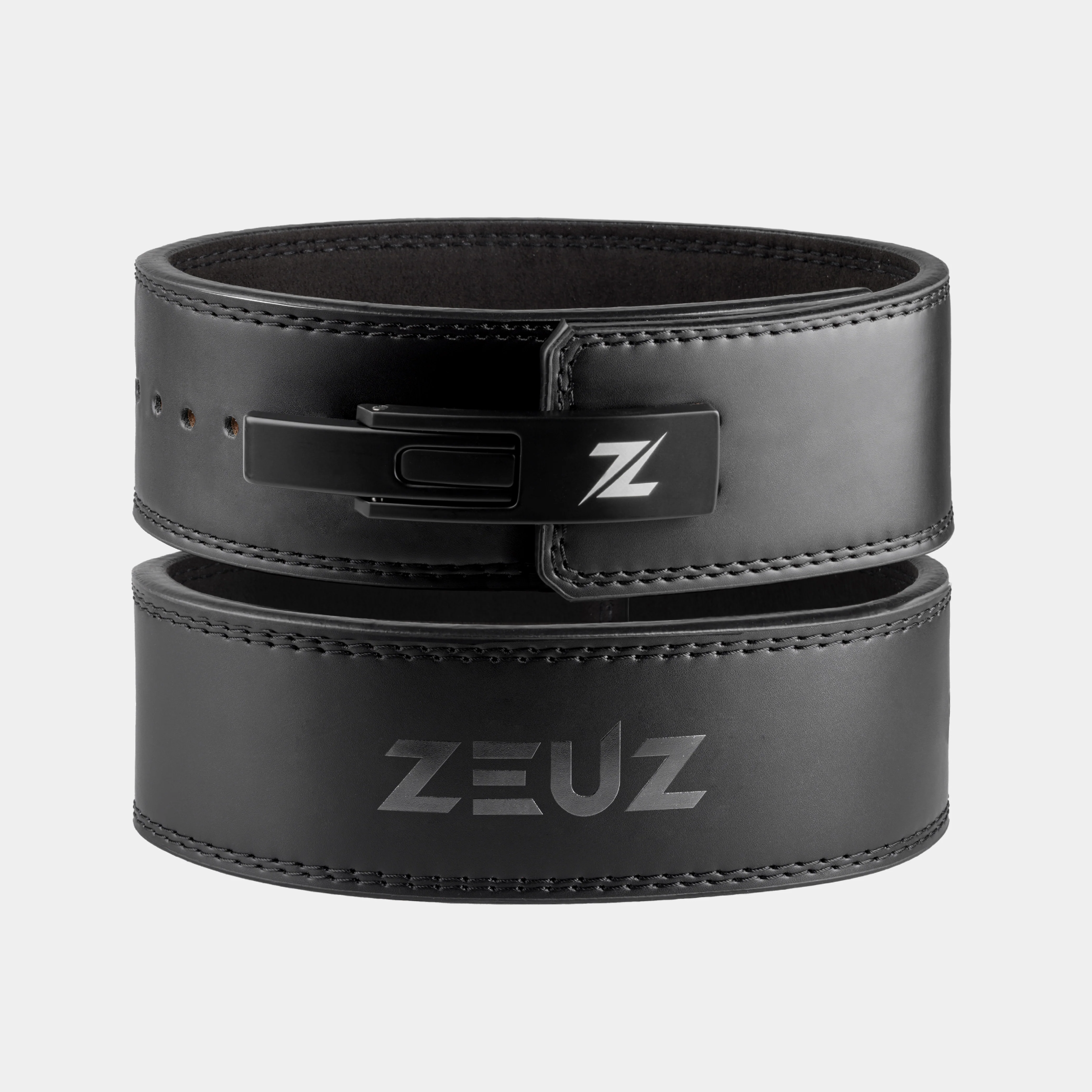 ZEUZ Zwart Lederen Powerlift Riem - Leren Lifting Belt - Powerlifting - Image 8